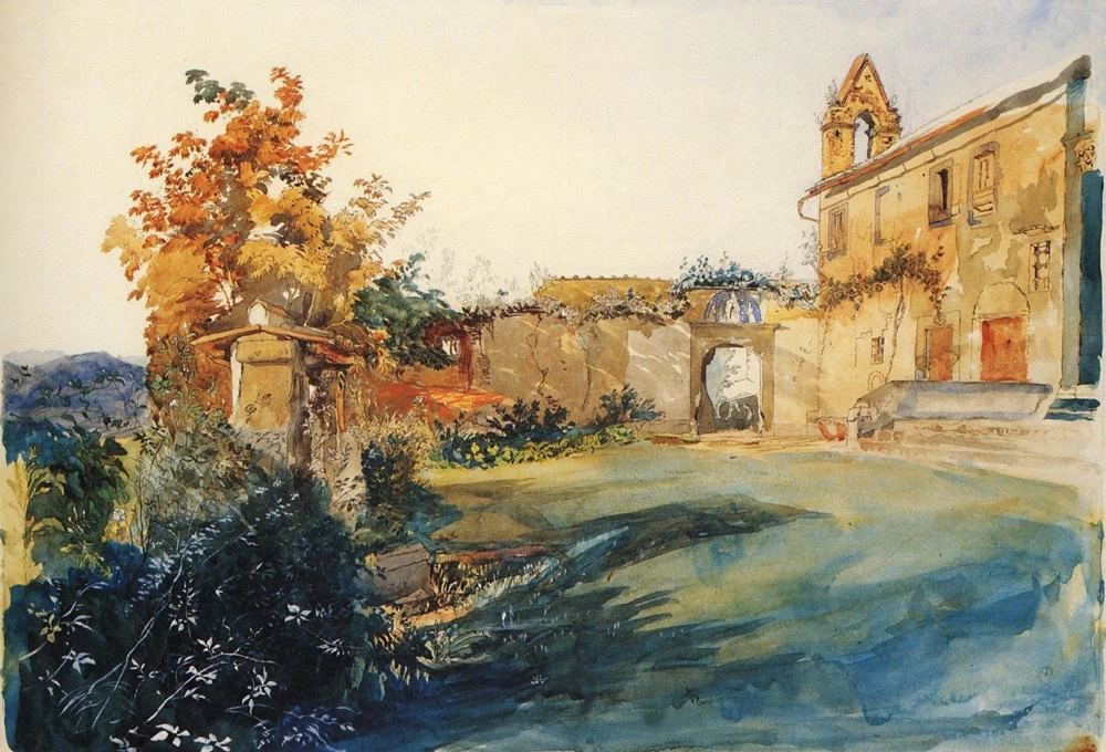 Il Giardino di San Miniato presso Firenz,, 1845 - Patrons' Permanent Fund, National Gallery of Art